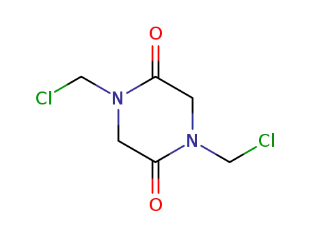 Molecular Structure of 64028-43-9 (1,4-bis(chloromethyl)piperazine-2,5-dione)