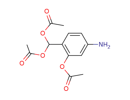 Molecular Structure of 873402-80-3 (3-acetoxy-4-diacetoxymethyl-aniline)