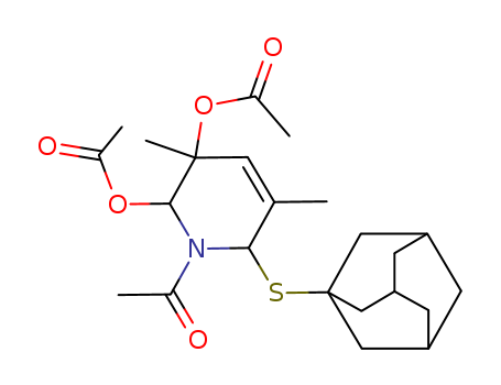 Ethanone,1-[2,3-bis(acetyloxy)-3,6-dihydro-3,5-dimethyl-6-(tricyclo[3.3.1.13,7]dec-1-ylthio)-1(2H)-pyridinyl]-