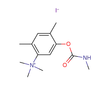 Molecular Structure of 64049-74-7 (N,N,N,2,4-pentamethyl-5-[(methylcarbamoyl)oxy]anilinium iodide)