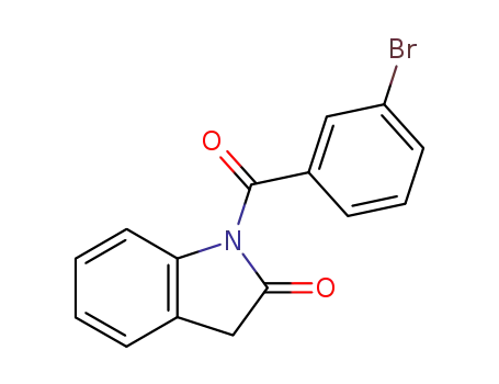 Molecular Structure of 68770-74-1 (1-(3-bromobenzoyl)-1,3-dihydro-2H-indol-2-one)