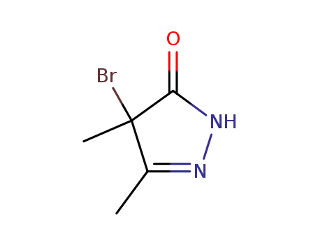 4-bromo-3,4-dimethylpyrazol-5-one