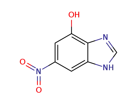 Molecular Structure of 64265-12-9 (1H-Benzimidazol-4-ol,6-nitro-(9CI))