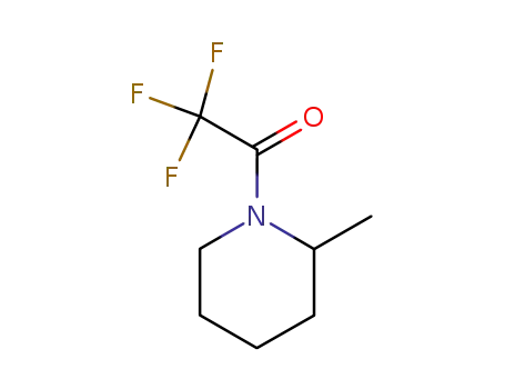 Molecular Structure of 159651-12-4 (Piperidine, 2-methyl-1-(trifluoroacetyl)-, (R)- (9CI))