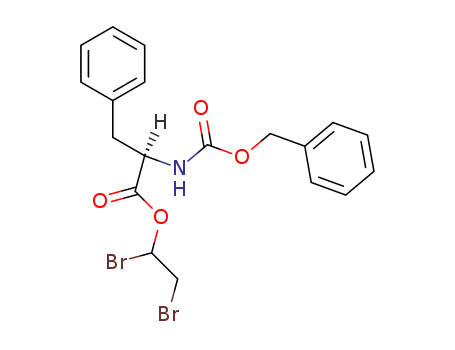 1,2-dibromoethyl (2R)-3-phenyl-2-(phenylmethoxycarbonylamino)propanoate