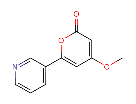 2H-Pyran-2-one,4-methoxy-6-(3-pyridinyl)- cas  643-91-4