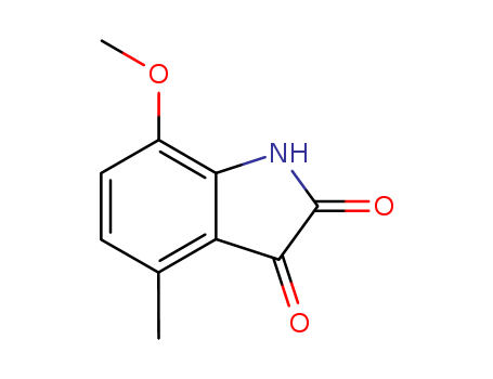 2,3-dihydro-2,3-dioxo-7-methoxy-4-methyl-1H-indole