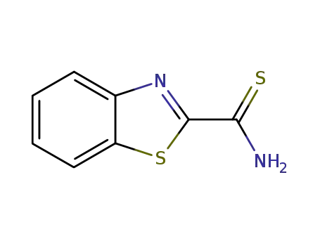 Molecular Structure of 64377-94-2 (2-Benzothiazolecarbothioamide(9CI))