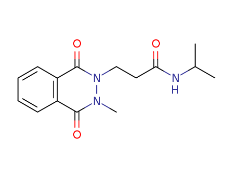 2(1H)-Phthalazinepropanamide,3,4-dihydro-3-methyl-N-(1-methylethyl)-1,4-dioxo- cas  64377-90-8
