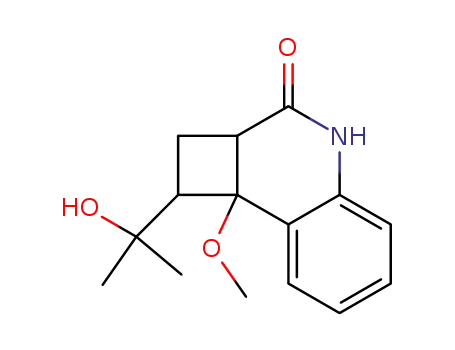 1-(1-Hydroxy-1-methyl-ethyl)-8b-methoxy-2,2a,4,8b-tetrahydro-1H-cyclobuta[c]quinolin-3-one