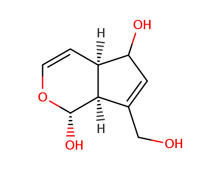 Cyclopenta[c]pyran-1,5-diol,1,4a,5,7a-tetrahydro-7-(hydroxymethyl)-, (1R,4aR,5S,7aS)-