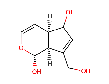Molecular Structure of 64274-28-8 (aucubigenin)