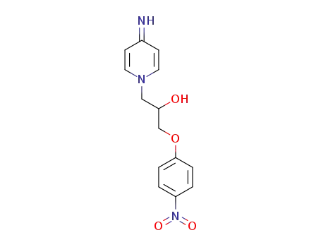 Molecular Structure of 64511-90-6 (1-(4-iminopyridin-1(4H)-yl)-3-(4-nitrophenoxy)propan-2-ol)