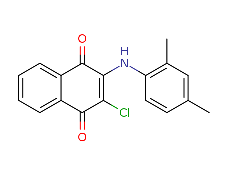 1,4-Naphthalenedione,2-chloro-3-[(2,4-dimethylphenyl)amino]- cas  64505-56-2