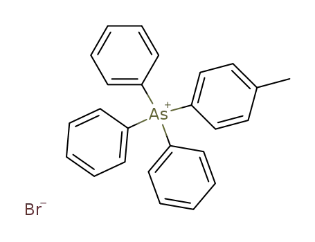 Molecular Structure of 69267-33-0 ((4-methylphenyl)(triphenyl)-lambda~5~-arsanyl)
