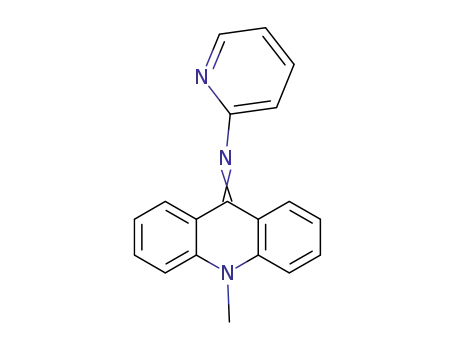 Molecular Structure of 64236-21-1 (N-(10-methylacridin-9(10H)-ylidene)pyridin-2-amine)