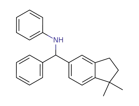 [(1,1-Dimethyl-indan-5-yl)-phenyl-methyl]-phenyl-amine