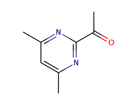 Molecular Structure of 64571-50-2 (Ethanone,1-(4,6-dimethyl-2-pyrimidinyl)-)