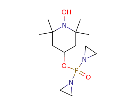 Molecular Structure of 64566-76-3 (1-hydroxy-2,2,6,6-tetramethylpiperidin-4-yl bis(aziridin-1-yl)phosphinate)
