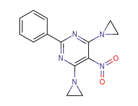 Pyrimidine, 4,6-bis(1-aziridinyl)-5-nitro-2-phenyl-