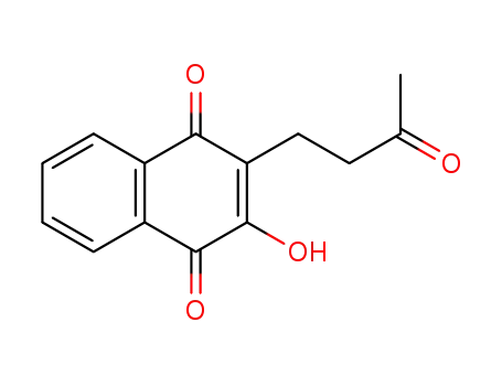 4-Hydroxy-3-(3-oxobutyl)naphthalene-1,2-dione