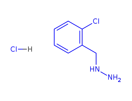 Molecular Structure of 91809-14-2 (2-CHLORO-BENZYL-HYDRAZINE DIHYDROCHLORIDE)