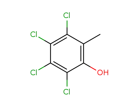 Molecular Structure of 19303-88-9 (2,3,4,5-tetrachloro-6-methylphenol)