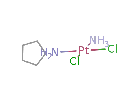 Molecular Structure of 64538-66-5 (amminedichloro(cyclopentylamine)platinum(0))