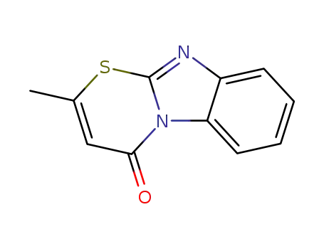 2-Methylbenzimidazo(2,1-b)-2,3-dihydro-1,3-thiazin-4-one