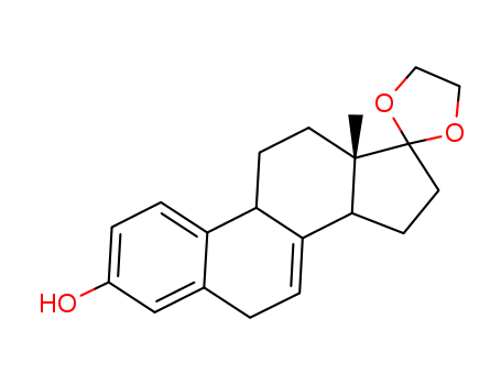 Estra-1,3,5(10),7-tetraen-17-one, 3-hydroxy-, cyclic 1,2-ethanediyl acetal