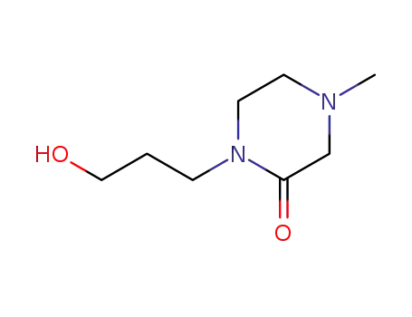 Piperazinone, 1-(3-hydroxypropyl)-4-methyl- (9CI)