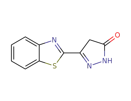 3H-Pyrazol-3-one,5-(2-benzothiazolyl)-2,4-dihydro-(9CI)