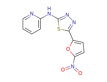 2-Pyridinamine,N-[5-(5-nitro-2-furanyl)-1,3,4-thiadiazol-2-yl]-