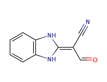 Propanenitrile, 2-(1,3-dihydro-2H-benzimidazol-2-ylidene)-3-oxo- (9CI)