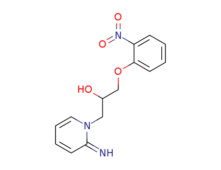 1(2H)-PYRIDINEETHANOL,2-IMINO-A-((2-NITROPHENOXY)METHYL)-CAS