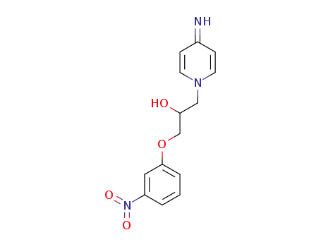 Molecular Structure of 64511-93-9 (1-(4-iminopyridin-1(4H)-yl)-3-(3-nitrophenoxy)propan-2-ol)