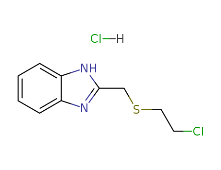 1H-Benzimidazole,2-[[(2-chloroethyl)thio]methyl]-, hydrochloride (1:1) cas  64398-12-5