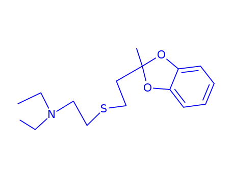 N,N-diethyl-2-{[2-(2-methyl-1,3-benzodioxol-2-yl)ethyl]sulfanyl}ethanamine
