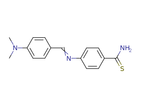 Benzenecarbothioamide, 4-[[[4-(dimethylamino)phenyl]methylene]amino]-