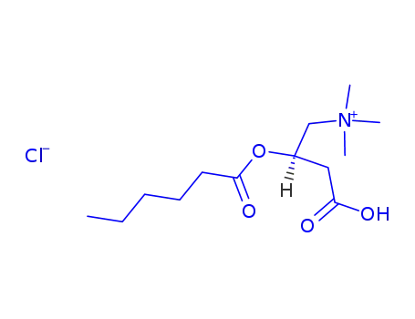 Molecular Structure of 162067-53-0 ((-)-O-Caproyl-carnitin)
