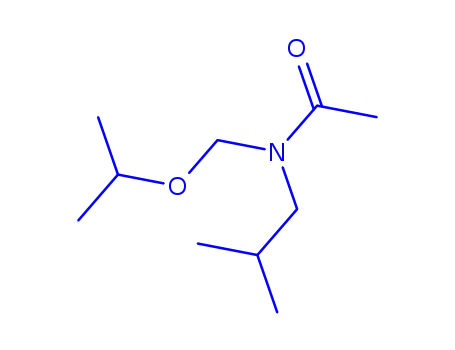 Molecular Structure of 644981-24-8 (Acetamide,  N-[(1-methylethoxy)methyl]-N-(2-methylpropyl)-)
