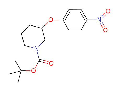 1-Piperidinecarboxylicacid, 3-(4-nitrophenoxy)-, 1,1-dimethylethyl ester