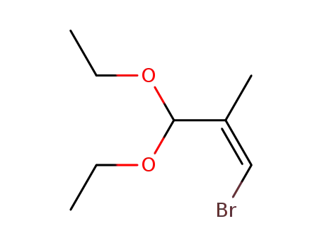 1-Propene, 1-bromo-3,3-diethoxy-2-methyl-, (E)-