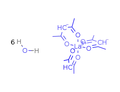 Molecular Structure of 64424-12-0 (LANTHANUM ACETYLACETONATE HYDRATE)