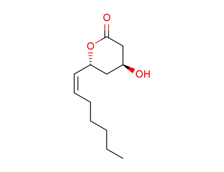 (4S,6R)-6-((Z)-Hept-1-enyl)-4-hydroxy-tetrahydro-pyran-2-one