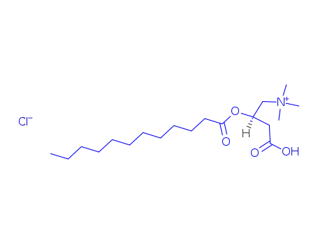 Molecular Structure of 6919-91-1 (LAUROYL-L-CARNITINE CHLORIDE)