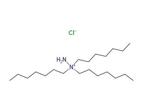 Molecular Structure of 113510-10-4 (<i>N</i>,<i>N</i>,<i>N</i>-triheptyl-hydrazinium; chloride)