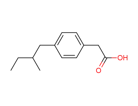 벤젠 아세트산, 4- (2- 메틸 부틸)-(9CI)