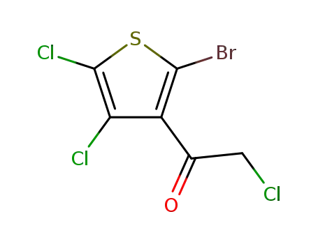 2-Bromo-3-chloroacetyl-4,5-dichlorothiophene