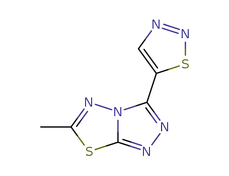 6-methyl-3-(1,2,3-thiadiazol-5-yl)[1,2,4]triazolo[3,4-b][1,3,4]thiadiazole